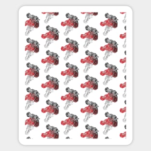 POP GUNS PATTERN Sticker